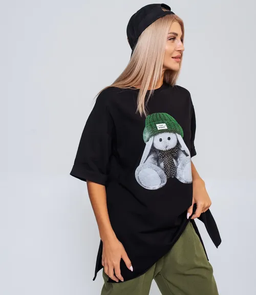 Футболка #БШ0001421, чёрный