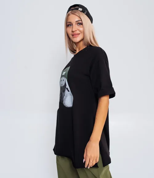 Футболка #БШ0001421, чёрный