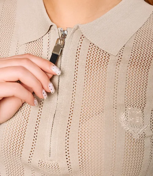 Футболка #КТ8209, бежевый