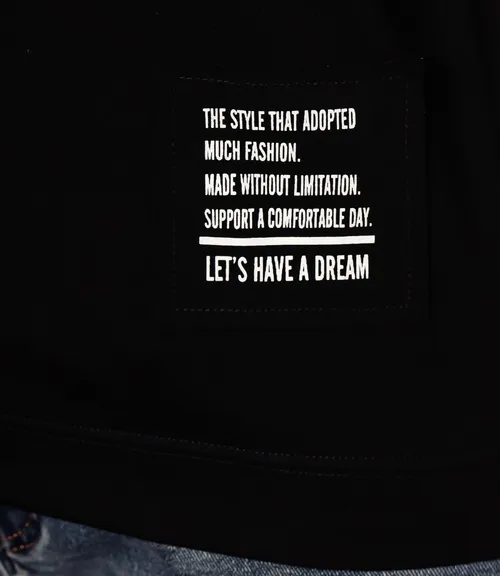 Футболка #КТ0467-55, чёрный