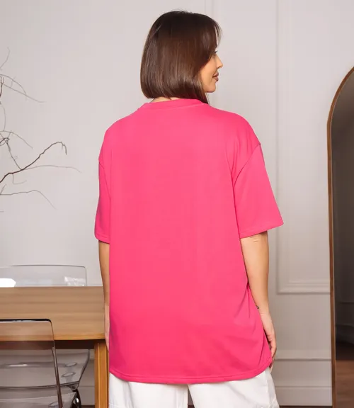 Футболка #КТ8290, фуксия