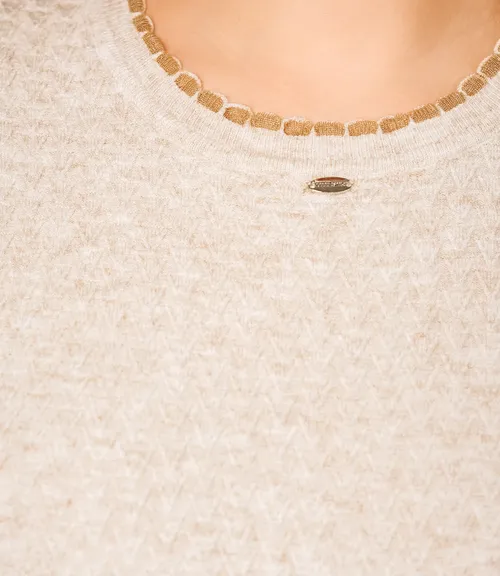 Футболка #КТ6021 (3), бежевый