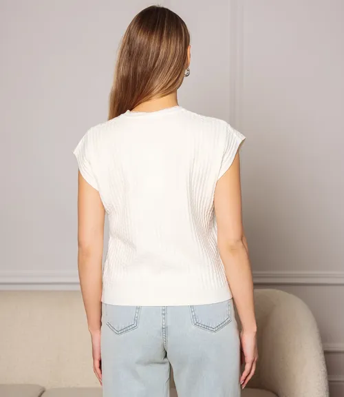 Футболка #КТ6021 (3), кремовый