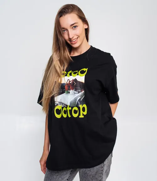 Футболка #КТ3272, чёрный - фото 2