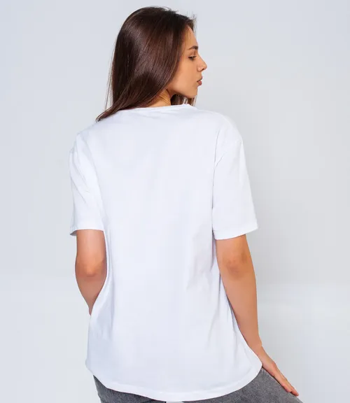 Футболка #БШ1419-2, белый - фото 3