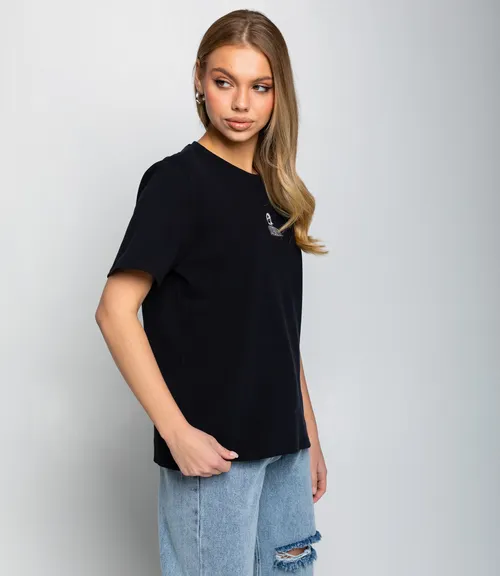 Футболка #КТ6120, чёрный