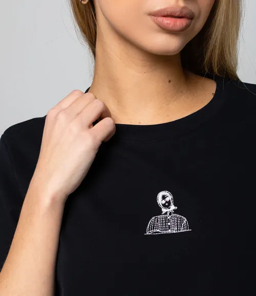 Футболка #КТ6120, чёрный