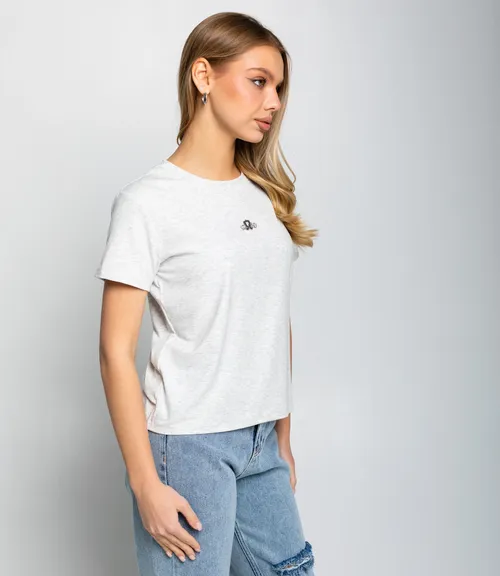 Футболка #КТ623 (5), светло-серый меланж