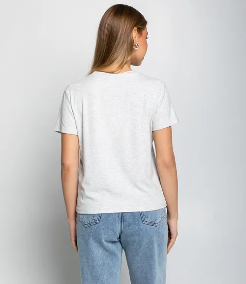 Футболка #КТ623 (5), светло-серый меланж