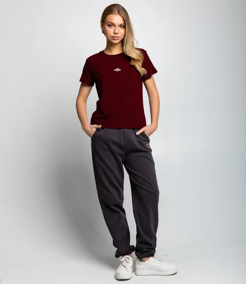 Футболка #КТ623 (5), бордовый