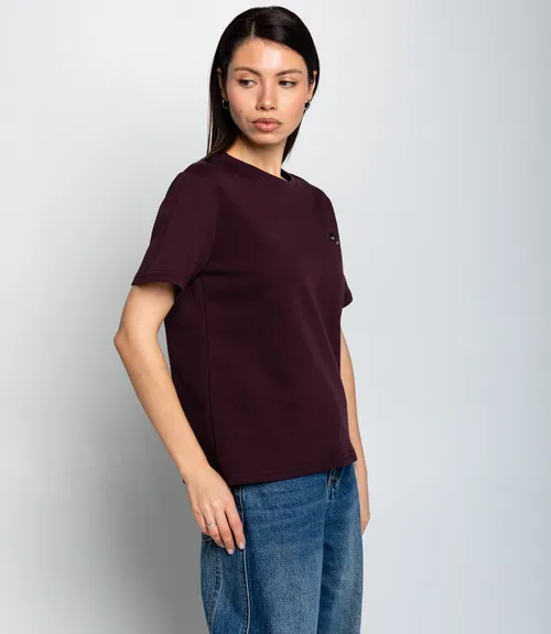 Футболка #КТ30811, сливовый