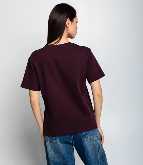 Футболка #КТ30811, сливовый