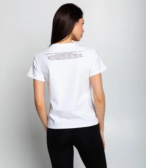 Футболка #КТ250361, молочный