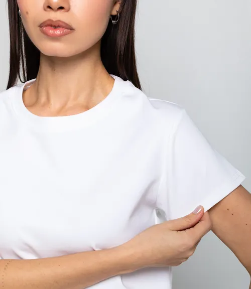 Футболка #КТ250361, молочный