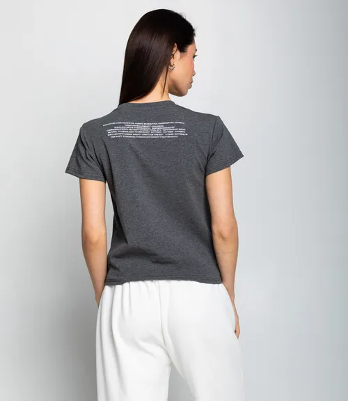 Футболка #КТ250361, тёмно-серый меланж