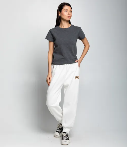 Футболка #КТ250361, тёмно-серый меланж