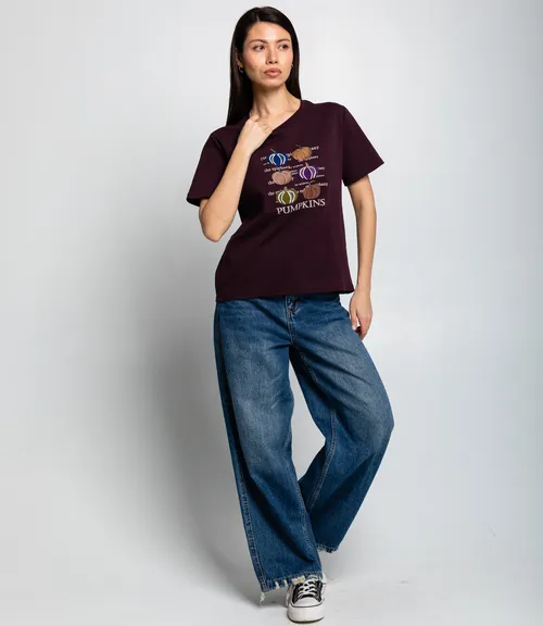 Футболка #КТ30813, сливовый