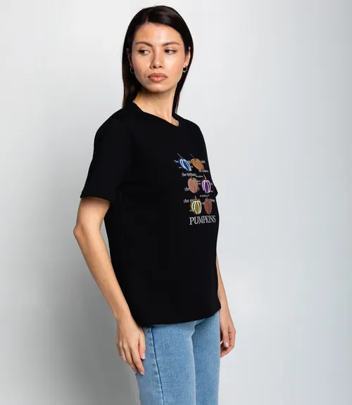 Футболка #КТ30813, чёрный