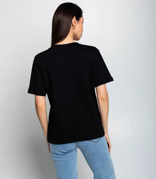 Футболка #КТ30813, чёрный