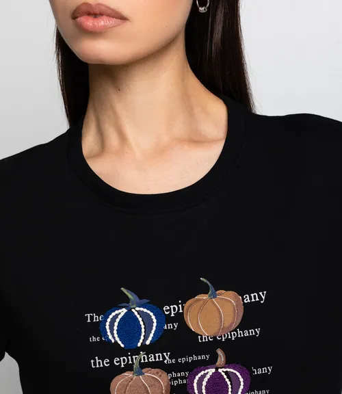 Футболка #КТ30813, чёрный