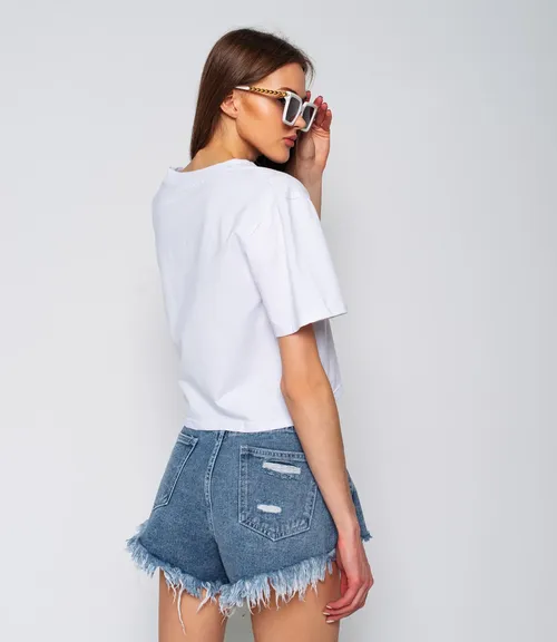 Футболка #КТ2335, белый - фото 3