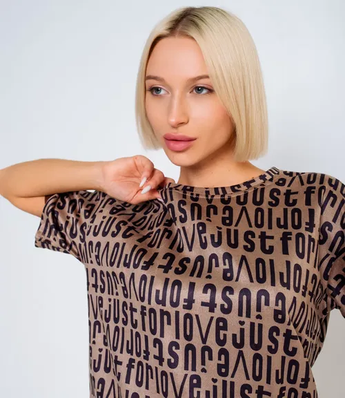 Футболка #КТ3003 (3), коричневый - фото 5