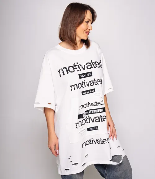 Футболка #КТ9036, белый