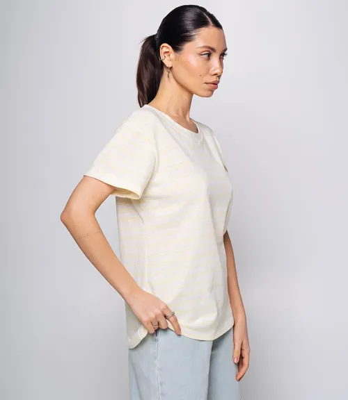 Футболка #КТ9101 (2), жёлтый, белый