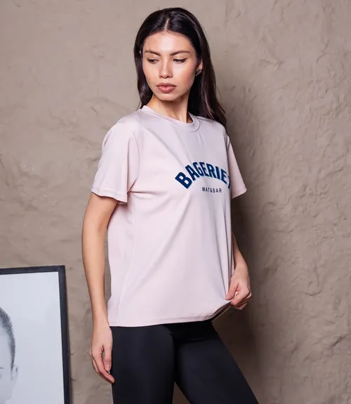 Футболка #КТ6025 (4), пудровый