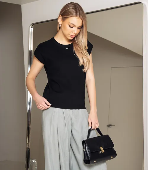 Футболка #КТ6002 (1), чёрный