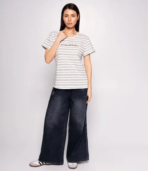 Футболка #КТ9102 (1), чёрный, белый