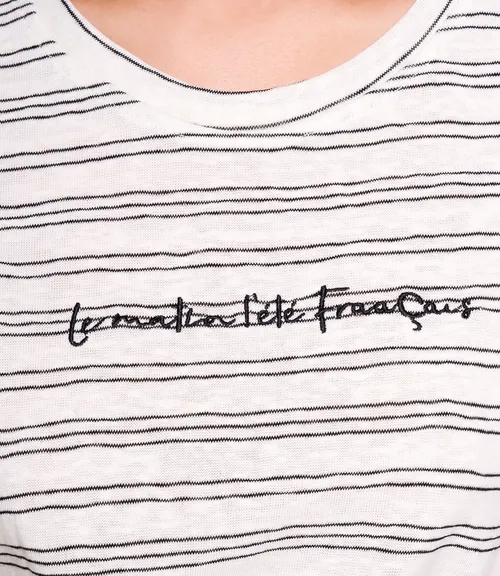 Футболка #КТ9102 (1), чёрный, белый