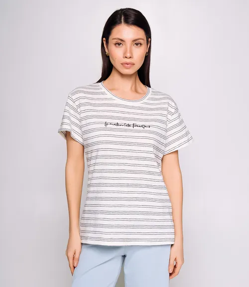 Футболка #КТ9102 (1), синий, белый