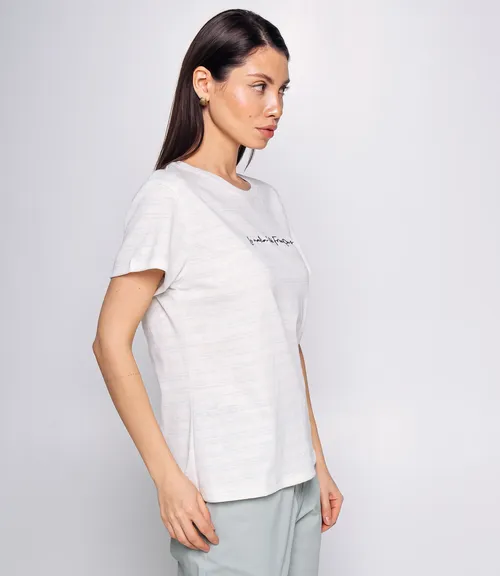 Футболка #КТ9102 (1), голубой, белый