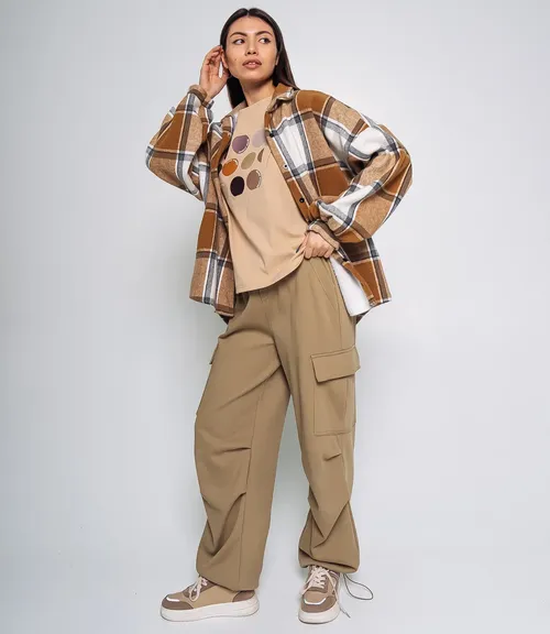 Футболка #КТ6239, бежевый