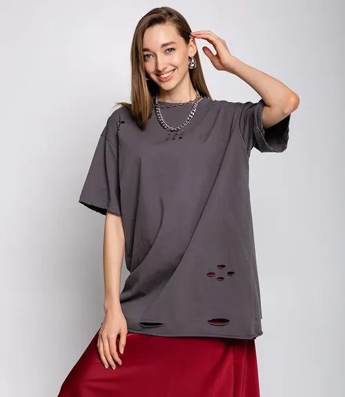 Футболка #КТ01 (8), графит - фото 2