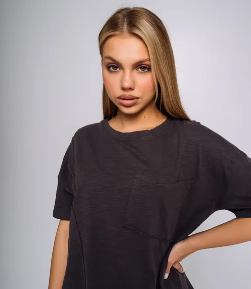 Футболка #БШ2424, графит