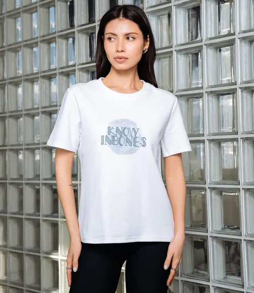 Футболка #КТ30815, белый