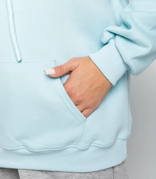 Худи #КТ3629, голубой