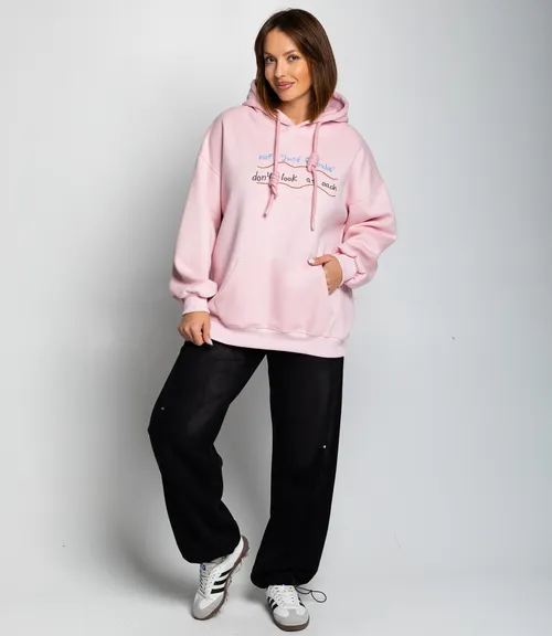 Худи #КТ3629, пудровый