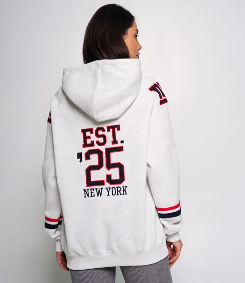 Худи #КТ1780, светло-серый меланж