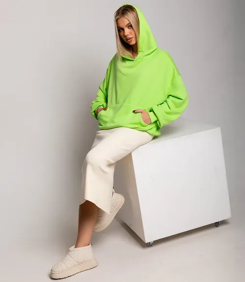 Худи #БШ1626, салатовый