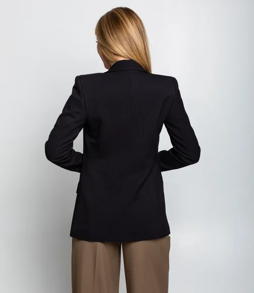 Жакет #7В2408, чёрный