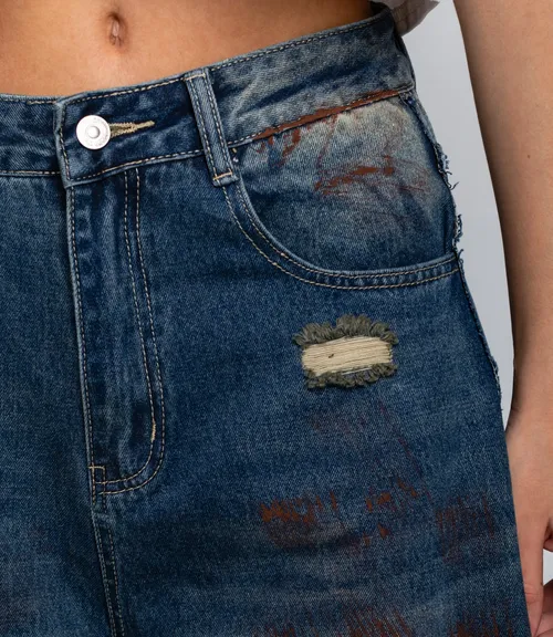 Джинсы #КТ3995, синий