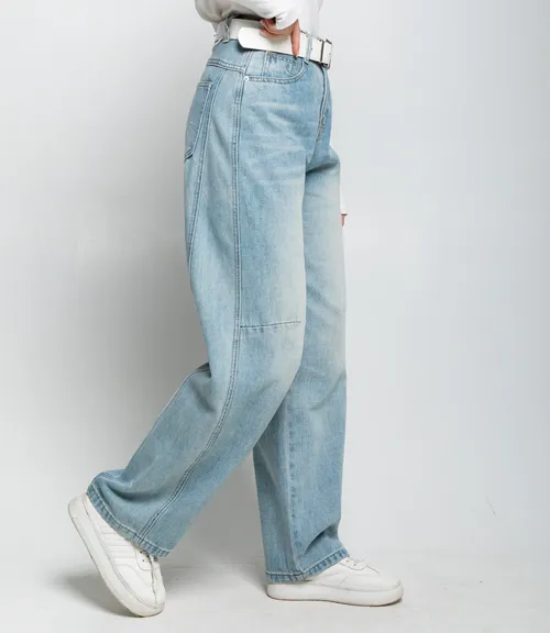 Джинсы #КТ5038 (1), голубой