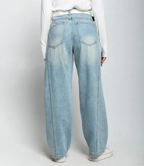 Джинсы #КТ5038 (1), голубой