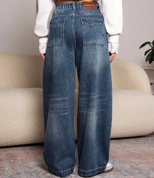 Джинсы #КТ8666 (1), синий