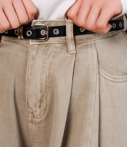 Джинсы #КТ8512 (2), бежево-серый