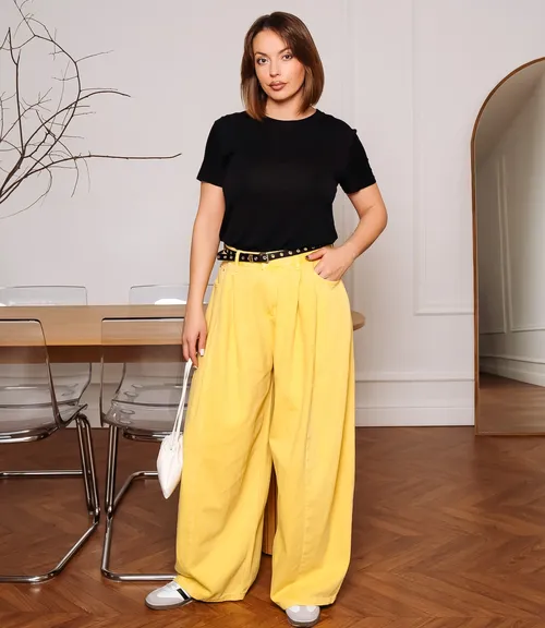 Джинсы #КТ8512 (2), жёлтый