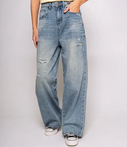 Джинсы #КТ8667 (1), голубой